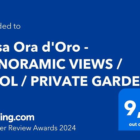 特雷宽达Casa Ora D'Oro - Panoramic Views / Pool / Private Garden别墅 外观 照片